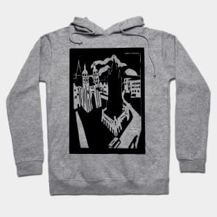 Black tower Hoodie